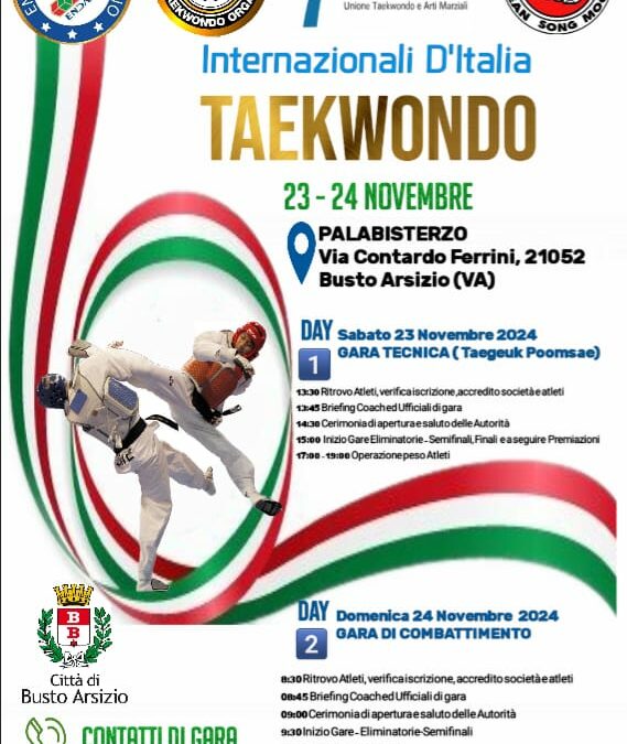 Classifica internazionali di Taekwondo 2024